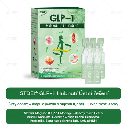 🌿 Oficiální obchod ČR | STDEI® GLP-1 8-v-1 Fit & Vital Řešení (Jednou denně, viditelné změny za 7 dní) ✅ Obezita, kardiovaskulární zdraví, cukrovka, spánková apnoe, zdraví střev, problémy se klouby a dalš