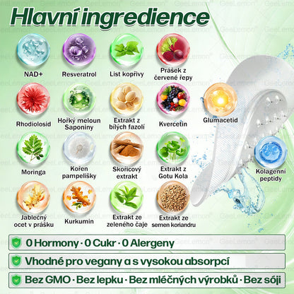 Oficiální prodejna BENU | 🎁 𝐆𝐞𝑒𝑙𝑒𝐦𝐨𝐧® Glum𝐚𝐬𝐞tide 8 v 1 – Zeštíhlující nano mikrojihlový náplast 🇨🇿 Jen 1× denně ✅ Viditelné změny za 7 dní – na obezitu, kardiovaskulární zdraví, diabetes a kloubní problémy