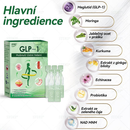🌿 Oficiální obchod ČR | STDEI® GLP-1 8-v-1 Fit & Vital Řešení (Jednou denně, viditelné změny za 7 dní) ✅ Obezita, kardiovaskulární zdraví, cukrovka, spánková apnoe, zdraví střev, problémy se klouby a dalš